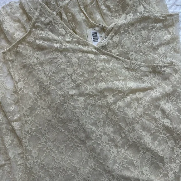 NWT Free People “A Little Lace” Sheer Nightgown - Picture 5 of 8